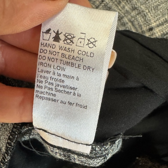 LUCCA Gray Plaid Women's Jumpsuit Long Sleeve Size Medium. D26 - Picture 11 of 17